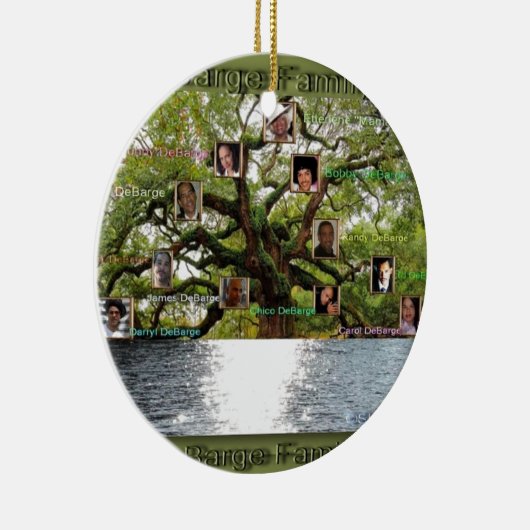 DeBarge Stammbaum-Spezialitäten-Einzelteile Keramik Ornament (Rechts)