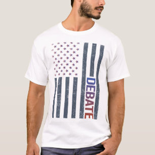Debatte über die amerikanische Flagge T-Shirt