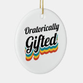 Debattierteam-Debattierspiel Keramik Ornament (Rechts)