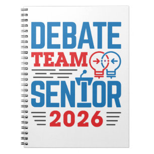 Debattierteam Senior 2026 Notizblock