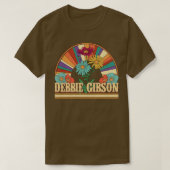 Debbie-Blume Name Gibson Personalisiert Gifts Rett T-Shirt (Design vorne)