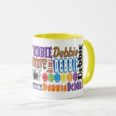 Debbie-Kaffee-Tasse Tasse (VorderseiteRechts)