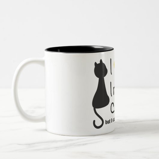 Debbie-Katzen-Liebhaber-Tasse Zweifarbige Tasse (Links)