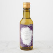 Debbie U-W Marble Glitzer Wedding ID644 Weinetikett (Vorderseite)