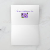 Debbie's Clematis Greeting Card Karte (Innenseite)