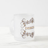 Debeeliss Glasbecher Mattglastasse (Vorderseite Links)