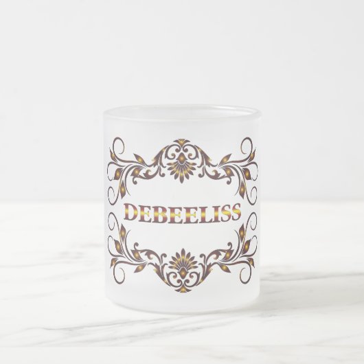 Debeeliss Glasbecher Mattglastasse (Mittel)
