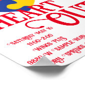 Debi, stell dein Herz aus! Poster (Ecke)