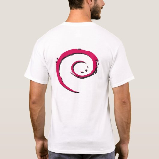 Debian (Begriffsklärung) T-Shirt (Rückseite)