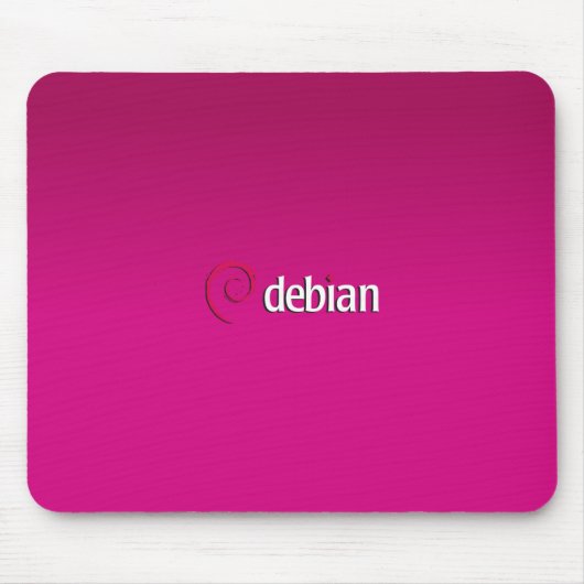 Debian Linux Mousepad (Vorne)