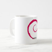 debian Linux ninja Tasse - ambihand (Vorderseite Links)
