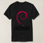 Debian Linux Spiral Open Source Shirt (Design vorne)