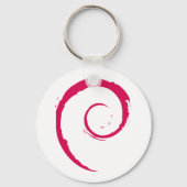 Debian-Logo-Schlüsselanhänger Schlüsselanhänger (Vorderseite)