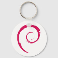 Debian-Logo-Schlüsselanhänger