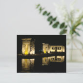 Debod-Tempel, Madrid, Spanien Postkarte (Stehend Vorderseite)