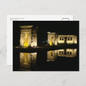 Debod-Tempel, Madrid, Spanien Postkarte (Vorne/Hinten)