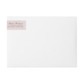 Debonair Blush Pink Hochzeit (Vorderseite)