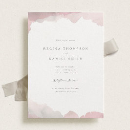 Debonair Blush Pink Hochzeit Einladung