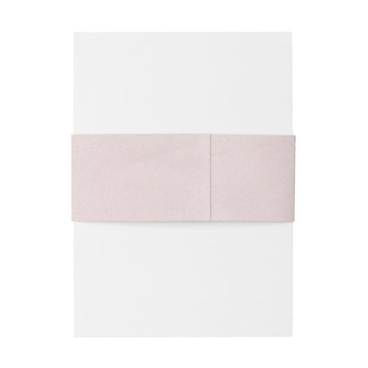 Debonair Blush Pink Hochzeit Einladungsbanderole (Rückseitenbeispiel)