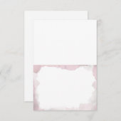 Debonair Blush Pink Hochzeitskarten Einladung (Vorne/Hinten)