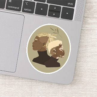 Debonair Duo Aufkleber