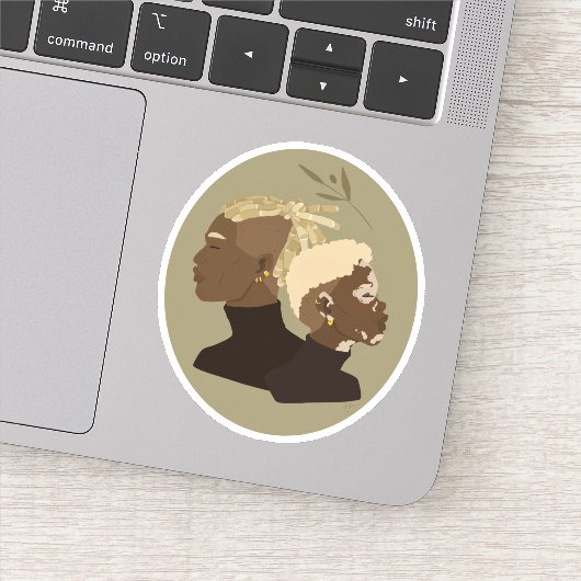 Debonair Duo Aufkleber (Detail)