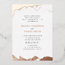 Debonair Hochzeit in Rose Gold getaucht