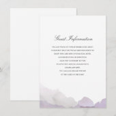 Debonair-Hochzeitsbeilage Begleitkarte (Vorne/Hinten)