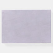 Debonair Lavender Wedding Gästebuch (Rückseite)