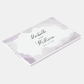 Debonair Lavender Wedding Gästebuch (Ecke)