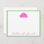 Deborah Custom Bat Mitzvah Vielen Dank Mitteilungskarte (Vorne/Hinten)