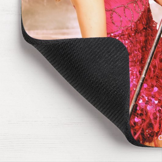 Deborah Gibson Mikrofon-Mausunterlage Mousepad (Ecke)