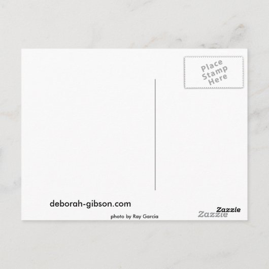 Deborah Gibson Postcard Postkarte (Rückseite)