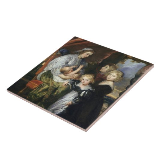 Deborah Kip und ihre Kinder Fliese (Seite)