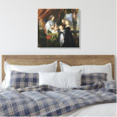 Deborah Kip und ihre Kinder Leinwanddruck (Insitu (Schlafzimmer))