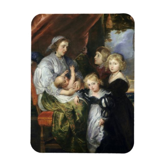 Deborah Kip und ihre Kinder Magnet (Vertikal)