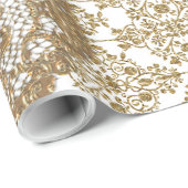 Deborah Layne elegantes viktorianisches Geschenkpapier (Rolleneckpunkt)