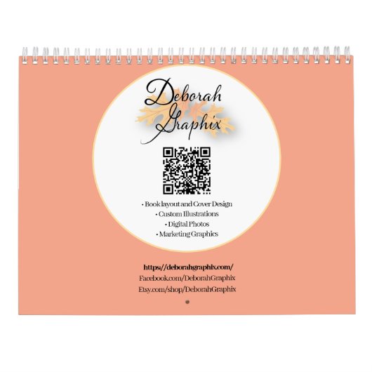 DeborahGraphix 2025 Kalender (Rückseite)