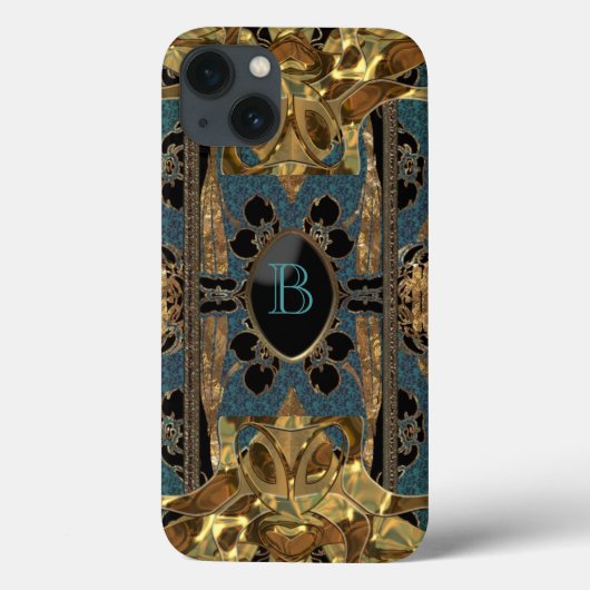 Debourg Blythe Protective Monogram Case-Mate iPhone Hülle (Rückseite)