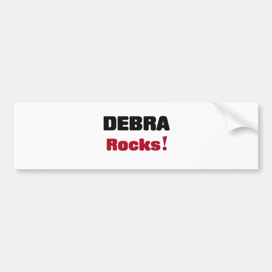 Debra-Felsen Autoaufkleber (Vorne)