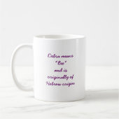 Debra-Tasse Kaffeetasse (Links)