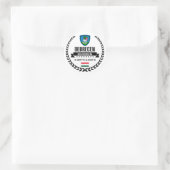 Debrecen Runder Aufkleber (Tasche)