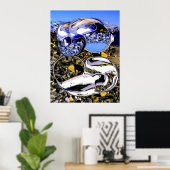 Debris aus dem Weltraum Poster (Heimbüro)