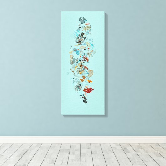 Debris II Leinwanddruck (Insitu (Holzboden))