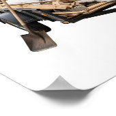 Debris-Ladeaktion Grafik Poster (Ecke)