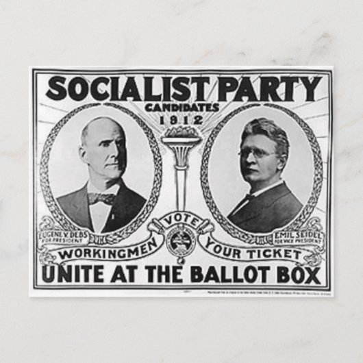 Debs 1912 - Seidel Postkarte (Vorderseite)