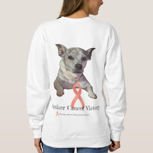 Deb's Endometriumkrebssieg Sweatshirt (Rückseite)