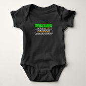 Debuggen Definition Computersoftware-Programmierer Baby Strampler (Vorderseite)