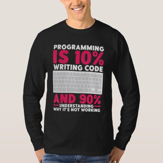Debuggen Definition Die lockere Programmierung T-Shirt (Vorderseite)