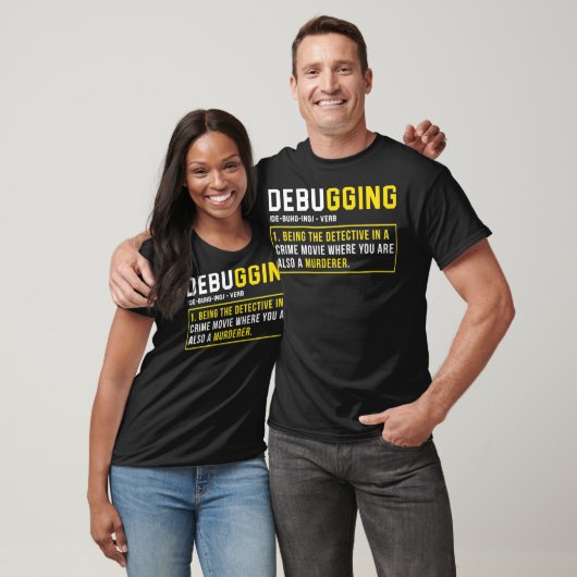 Debuggen Definition Funny Coding Programmierung Gi T-Shirt (Unisex)